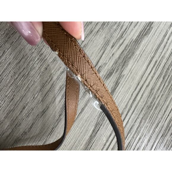 Michael Kors Medium Kempton Shoulder Bag Tote in Navy brown Navy Preppy Tote Bag - Picture 6 of 6